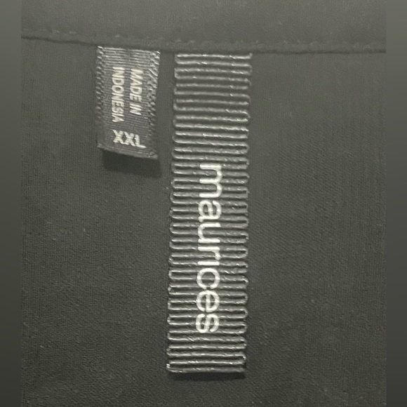 Maurices sheer black blouse - Picture 6 of 7